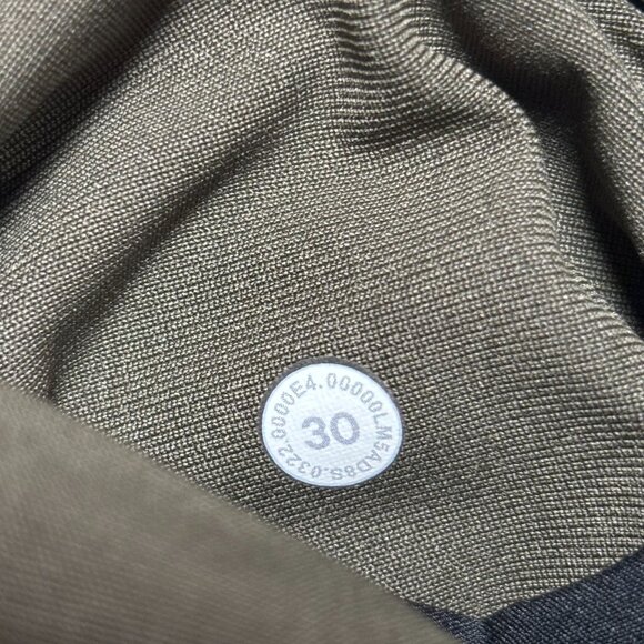 Lululemon Mens ABC Pant Slim Warpstreme Size 30 Dark Olive Performance W5AD8S - Picture 11 of 11